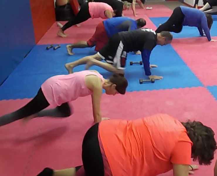 adult floor exercises at mike price;s martial arts